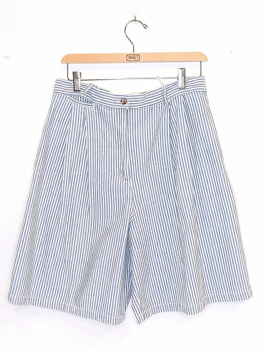 Harve Benard Striped Bermuta Shorts