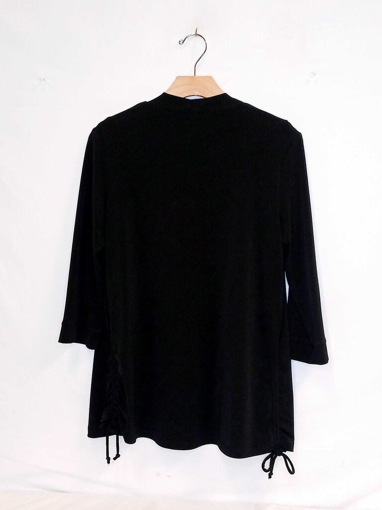 Soft Works Open Long Cardigan Rouched Tie On Sides