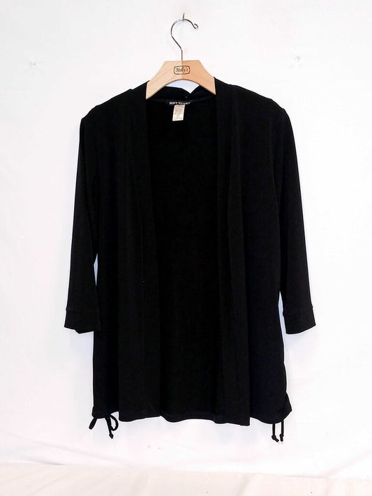 Soft Works Open Long Cardigan Rouched Tie On Sides