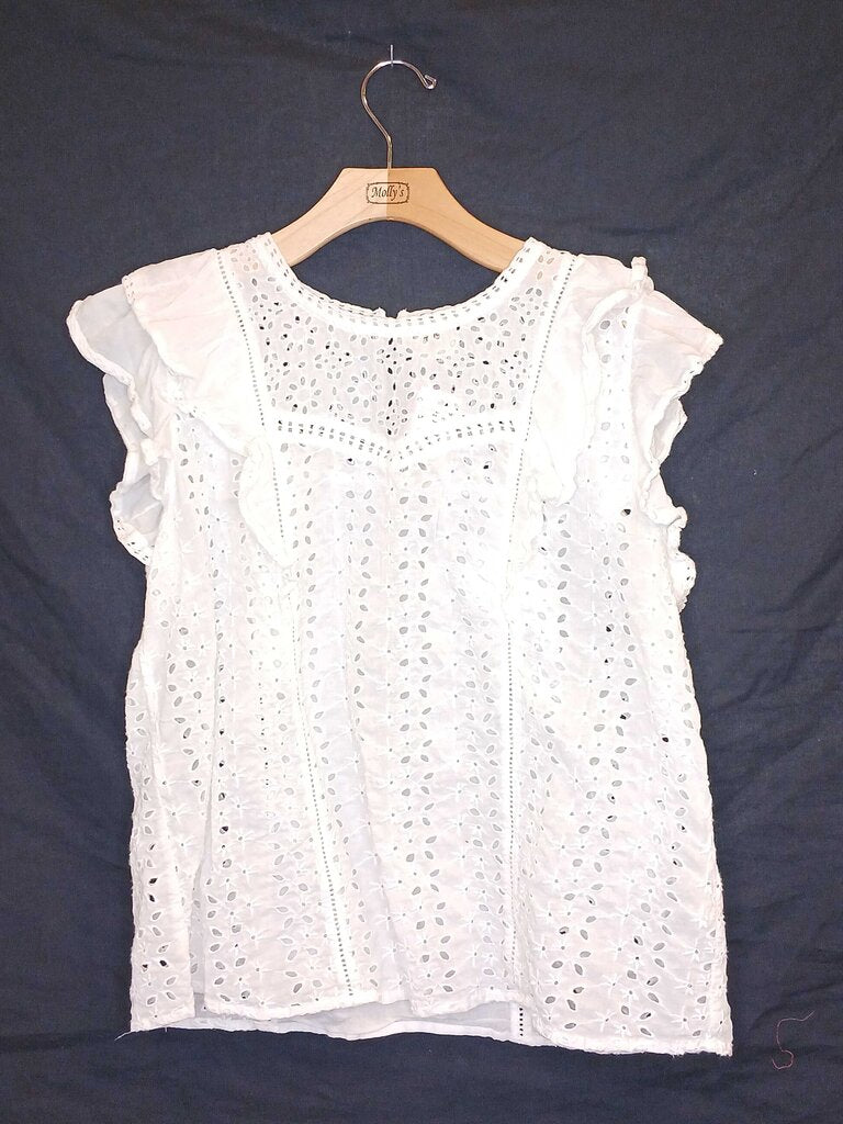 Good Hart Ruffle Lace Top
