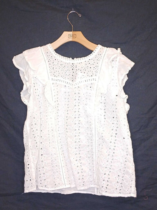 Good Hart Ruffle Lace Top