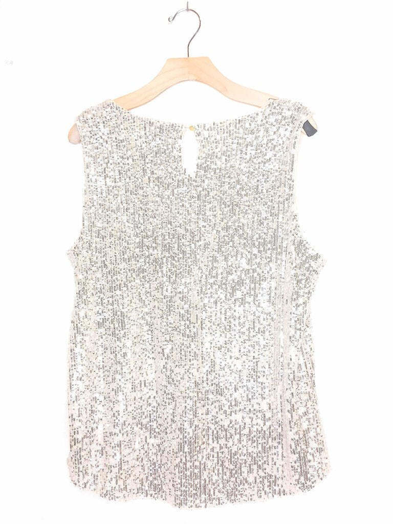 DKNY Sleeveless Sequin Top