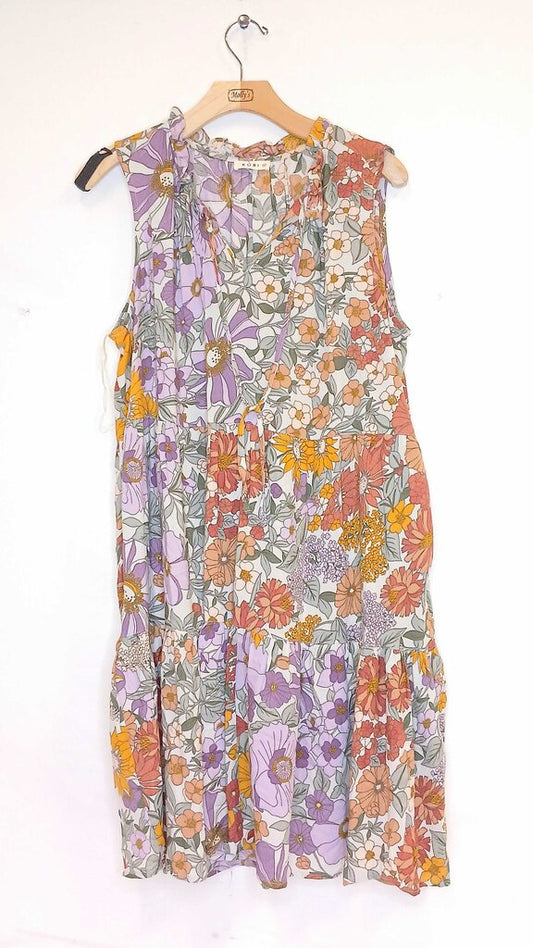 Kori Floral Short Sleeveless Dress