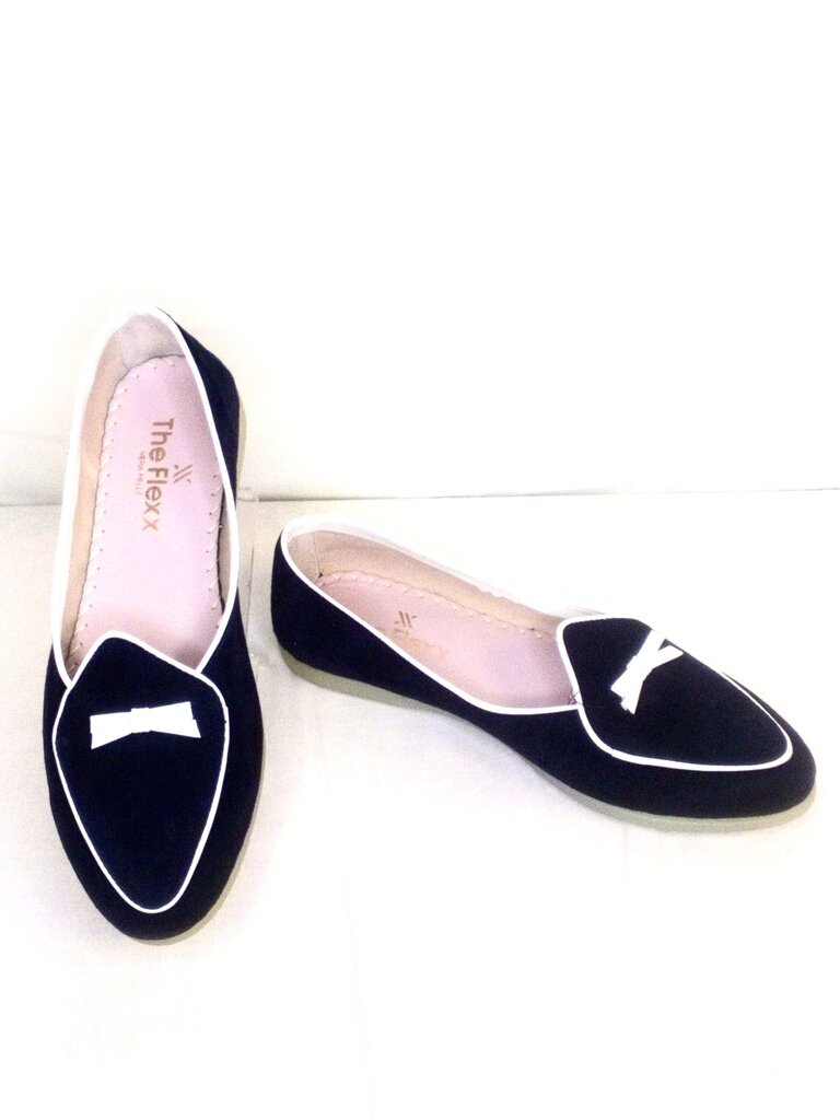 Vera Pelle Flats W Bow
