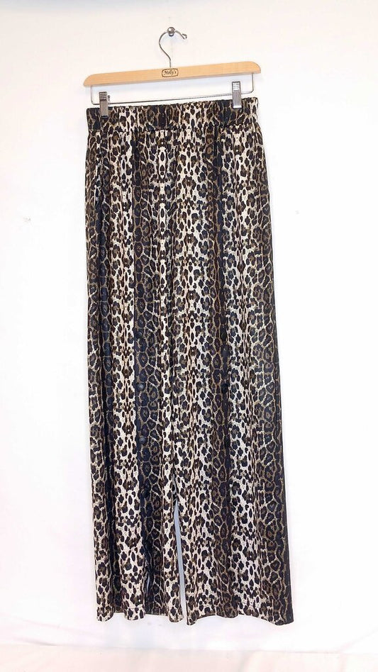 Love+Harmony Cheetah Print Snap Button Pants