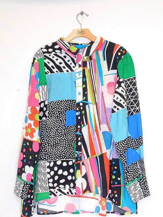 Ali Miles Button Up Top