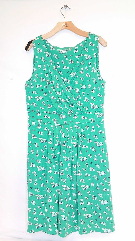 Lands End Floral Sleeveless Top