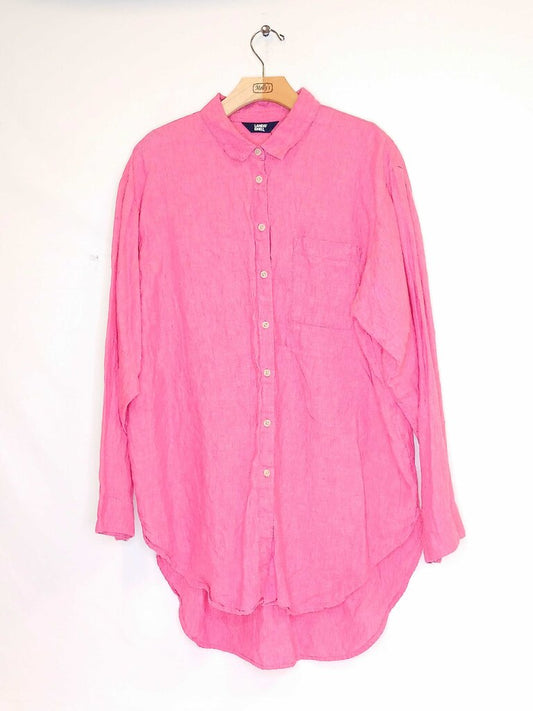 Lands End Button Up Top
