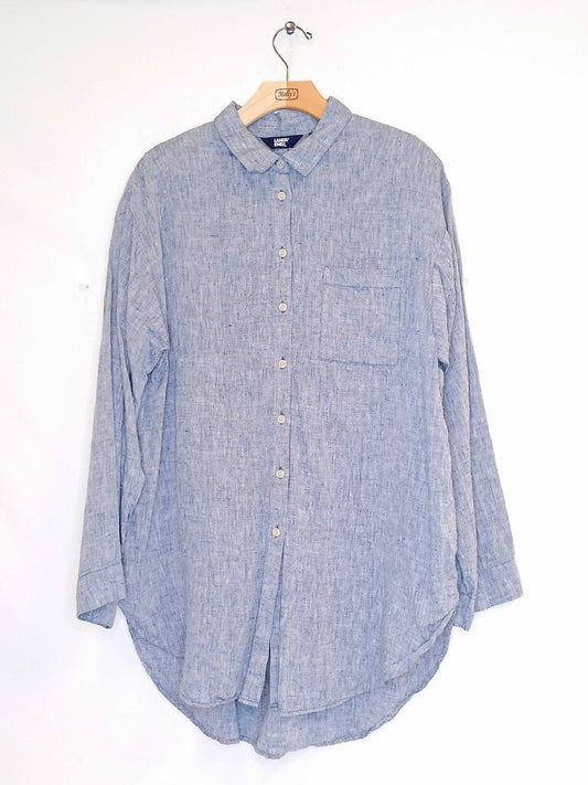Lands End Button Up Top