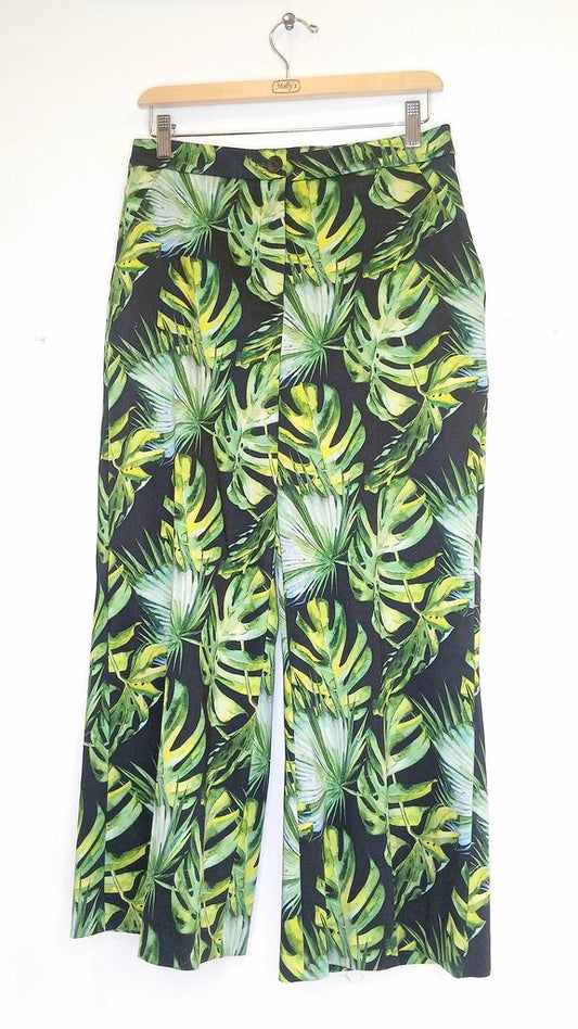 Joseph Ribkoff Monstera Leaf Print Pants