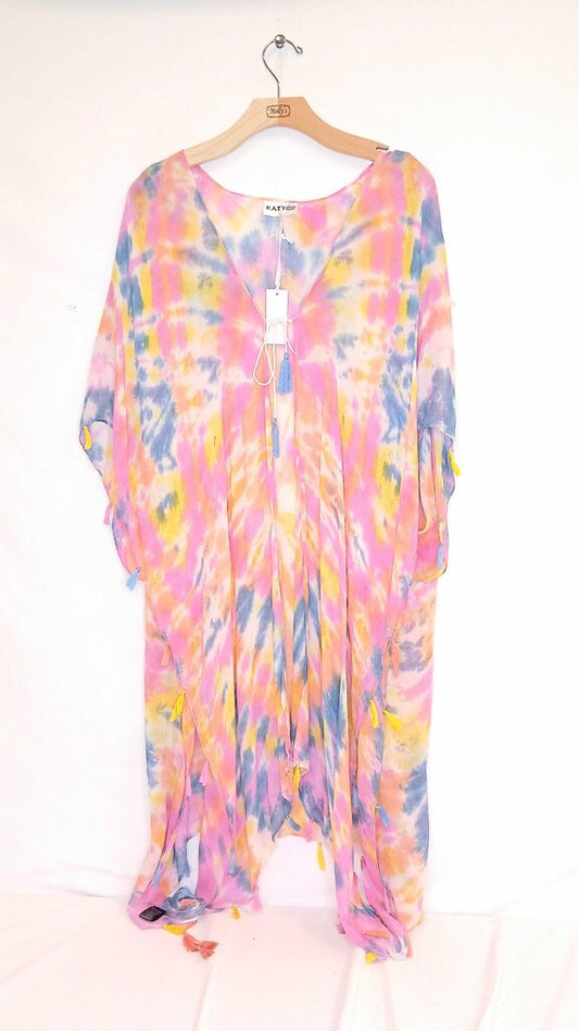 Katydid Colorful Tassle Wrap