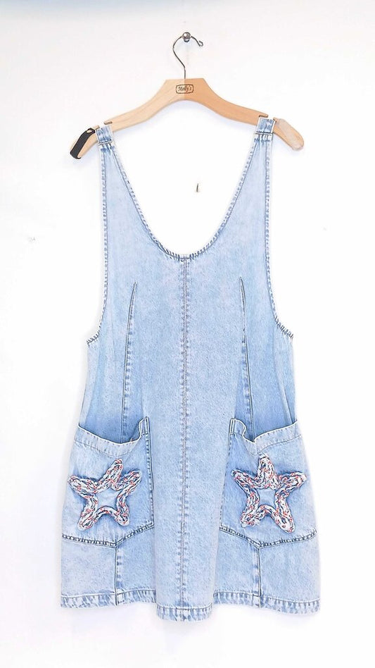 Peach Love Over All Star Skirt