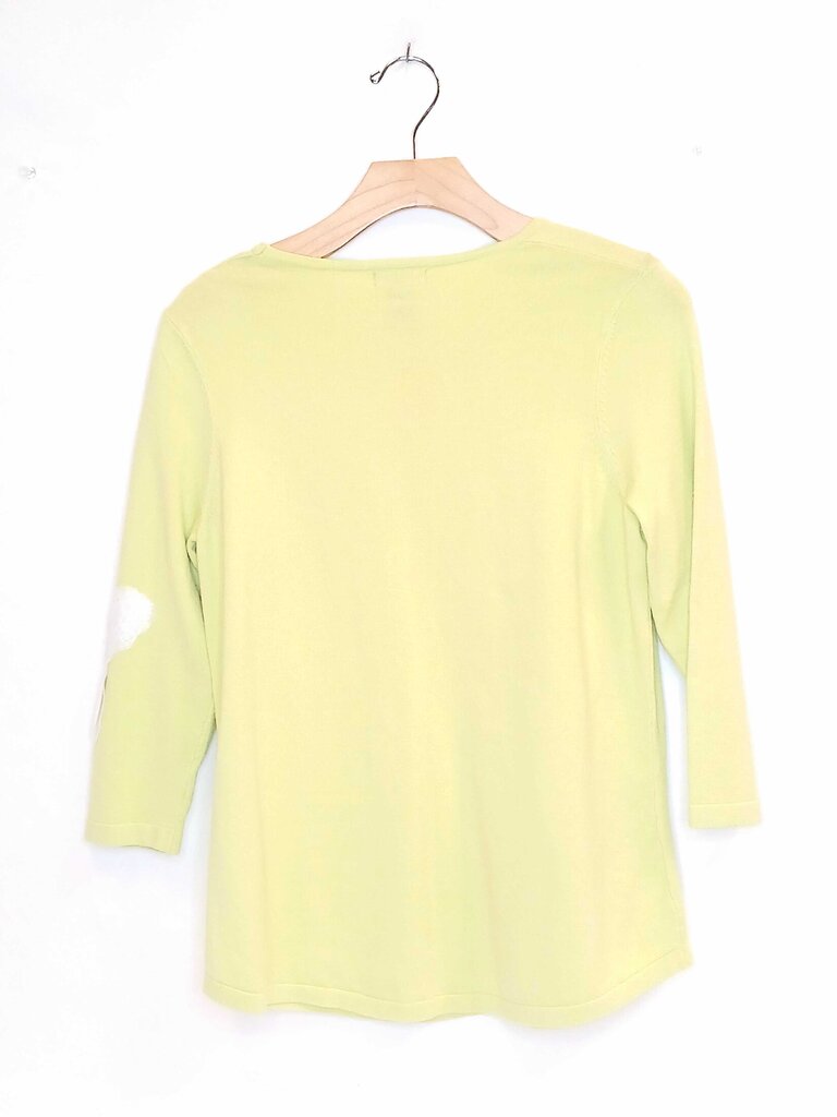 J'envie Tulle Applique Flower long sleeve top