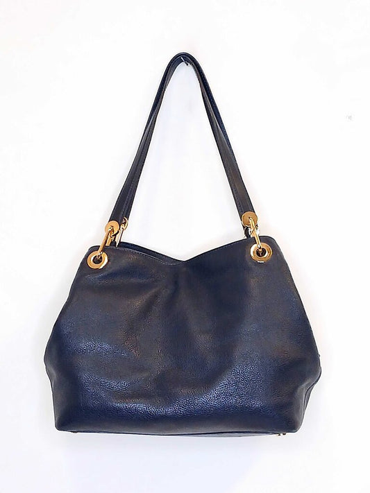 Michael Kors Raven Pebbled Leather Multi Compartment Purse