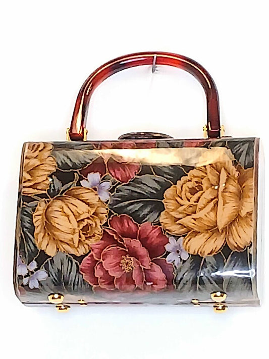 All Brand Solid Floral HandBag