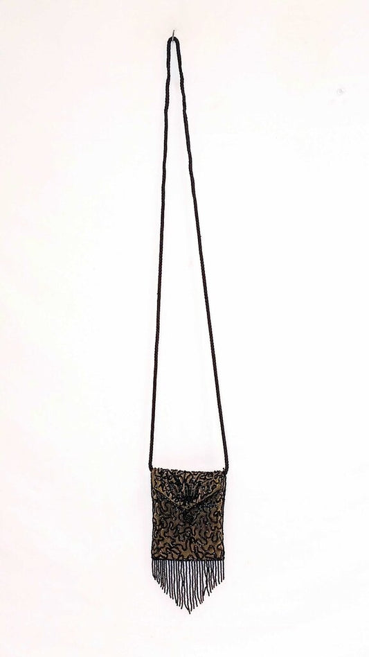 Vintage Beaded Pouch Bag
