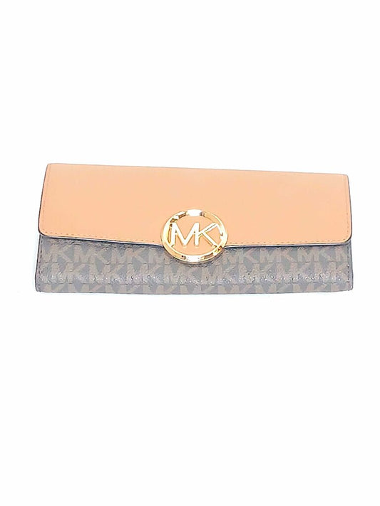 Michael Kors Monogram MK Fold Out Wallet