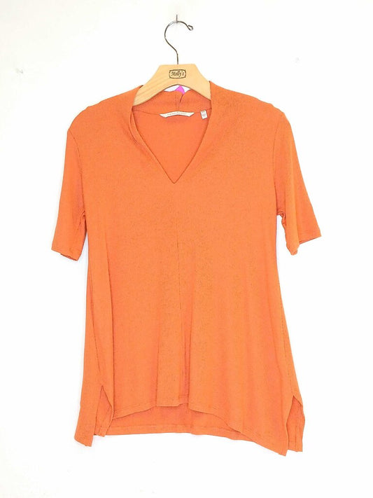 Soft Surroundings Short Sleeve V Neck Top