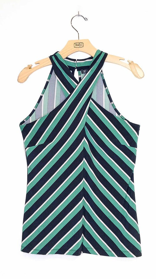 Inc Sleeveless Striped Top