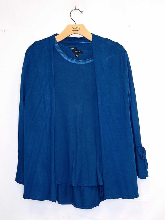 Alfani Shirt + Cardigan