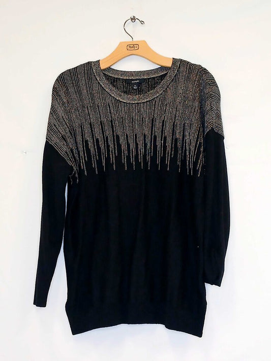 Alfani Long Sleeve Glitter Sweater