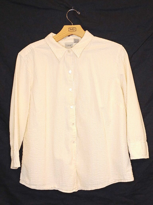 LL Bean Button Down Top