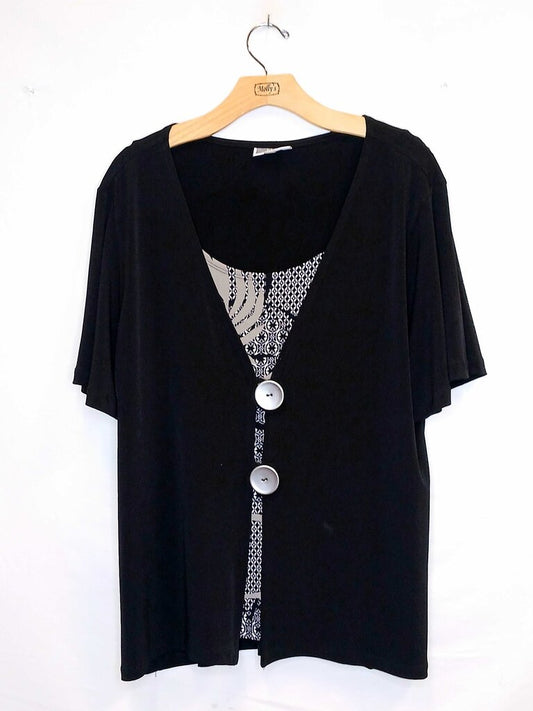 JM Collection Button Up Top