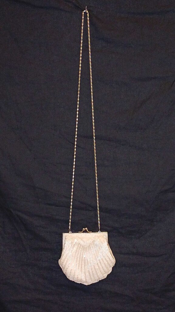 Valerie Stevens Beaded Shell Shaped Crossbody