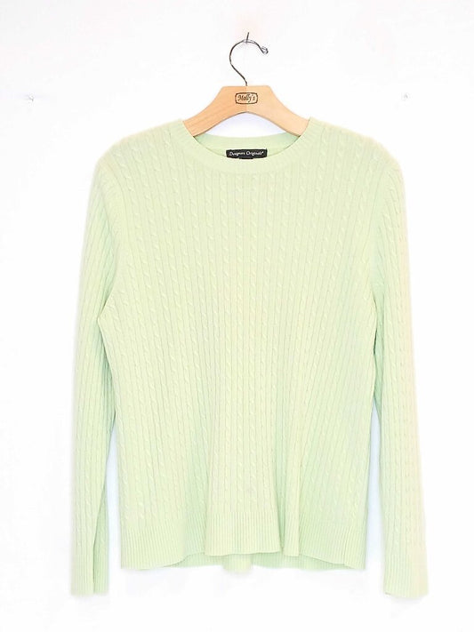 Designers Originals Long Sleeve Cable Knit Sweater