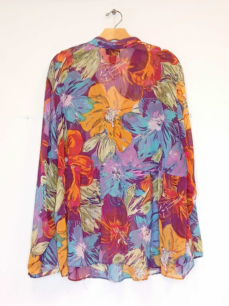 Lane Bryant Long Sleeve Sheer Top