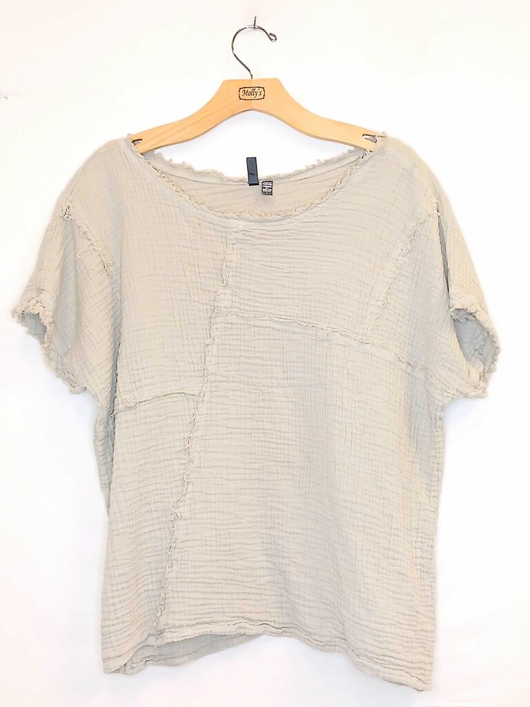 Shannon Passero Short Sleeve Crimped Top