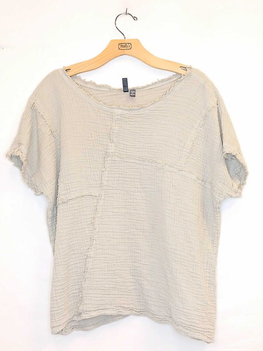 Shannon Passero Short Sleeve Crimped Top
