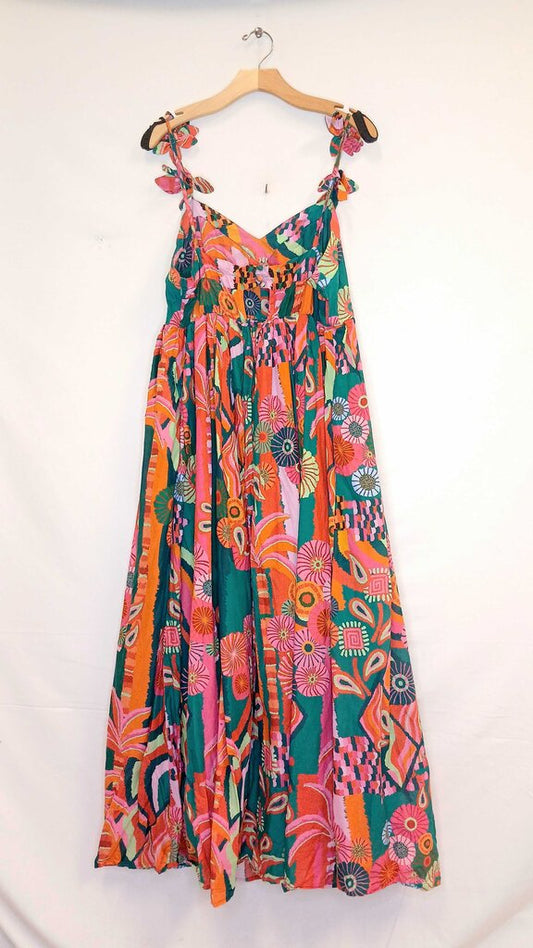 Floral Dress W Pockets