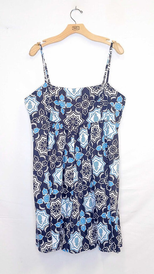 Anthropologie Patterned Sleeveless Dress