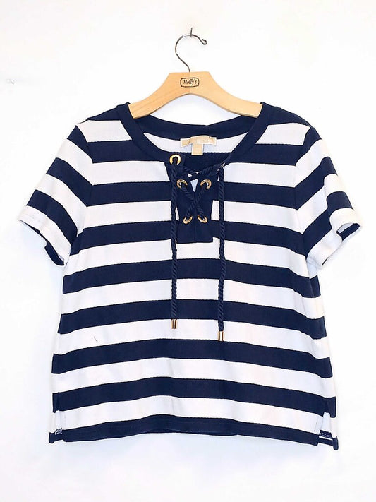 Michael Kors Stripped Nautical Top