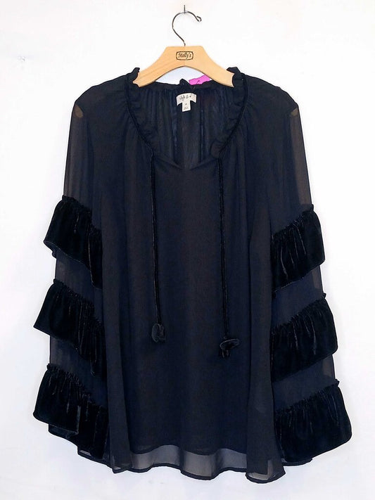 Style & Co Long Sleeve Flowy Blouse