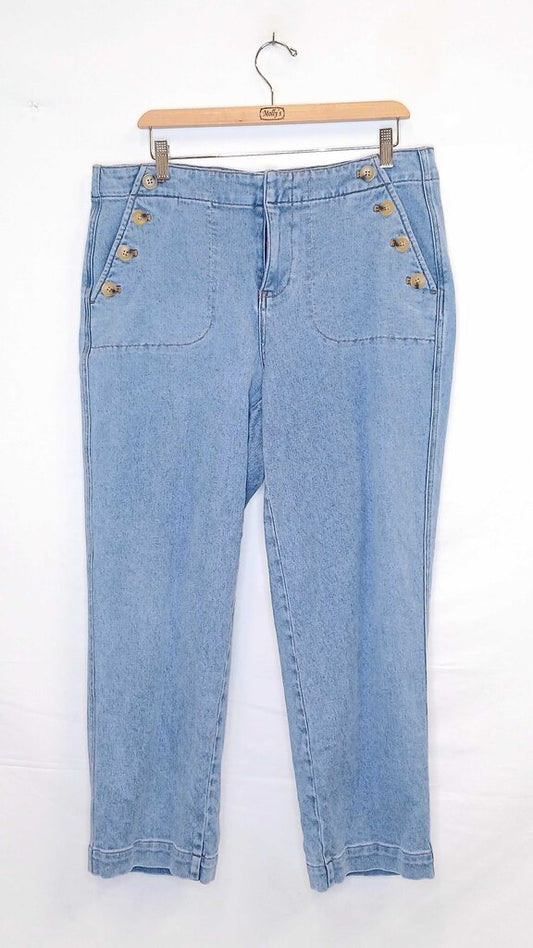 Talbots Button Lined Pocket Pants