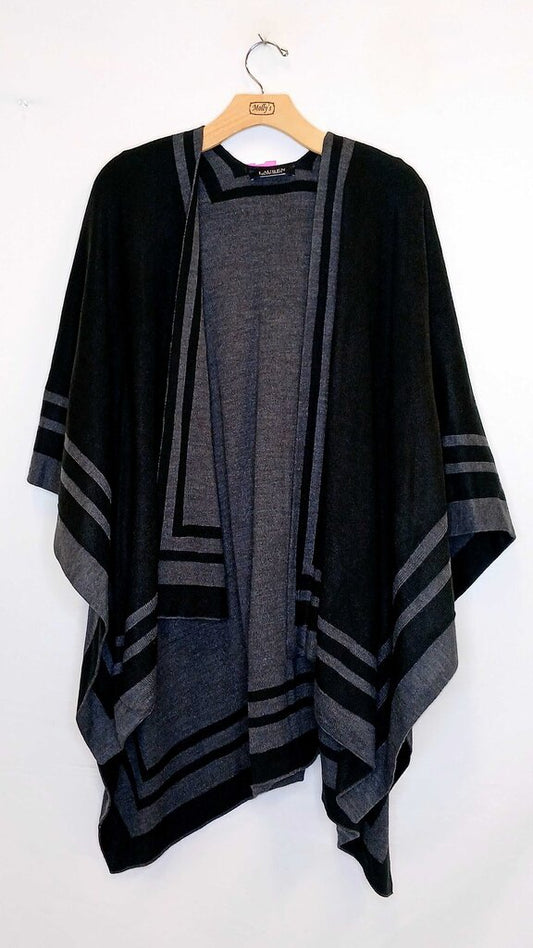 Ralph Lauren Square Striped Shawl