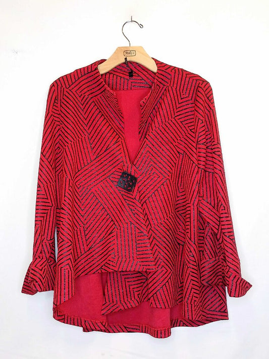 IC By Connie K Striped Jacket