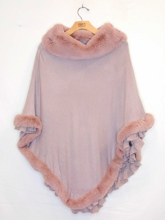 All Brand Fluffy Poncho