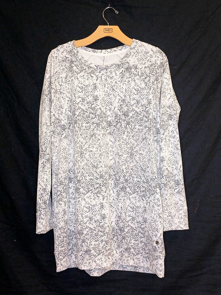Ideology Long Sleeve Patterned Top