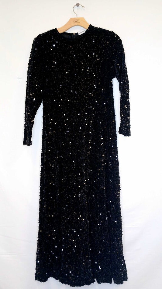 Metamorphsis Girl Long Sleeve Sequin Dress