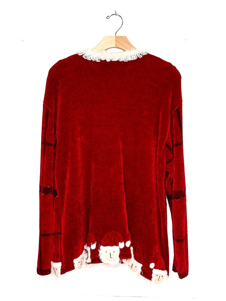 Beaded Santa Zip Up Jacket