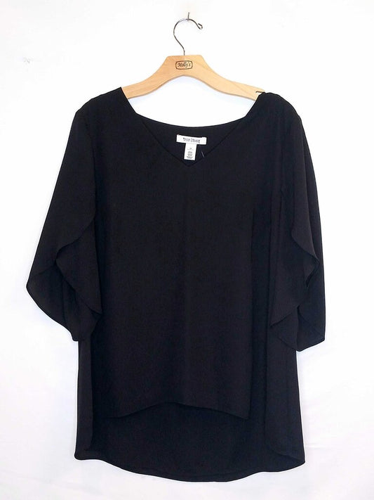 White House Black Market Short Bell Sleeve Top