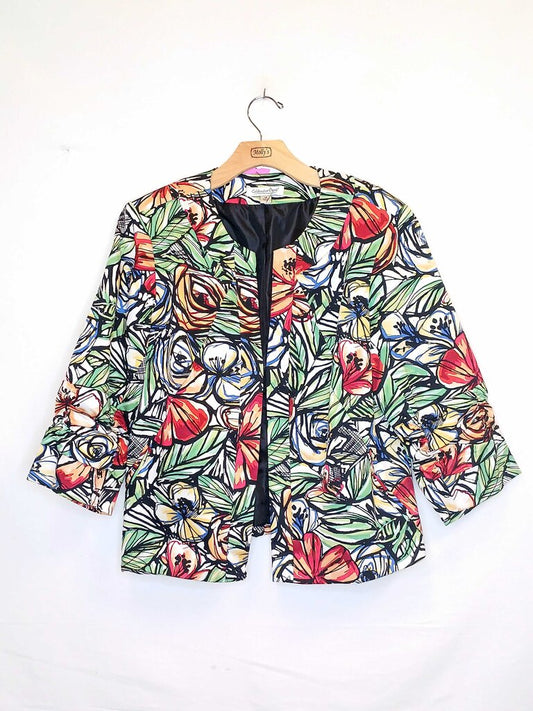 Cold Water Creek Floral Jacket