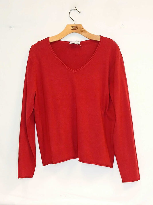 Milano V Neck Long Sleeve