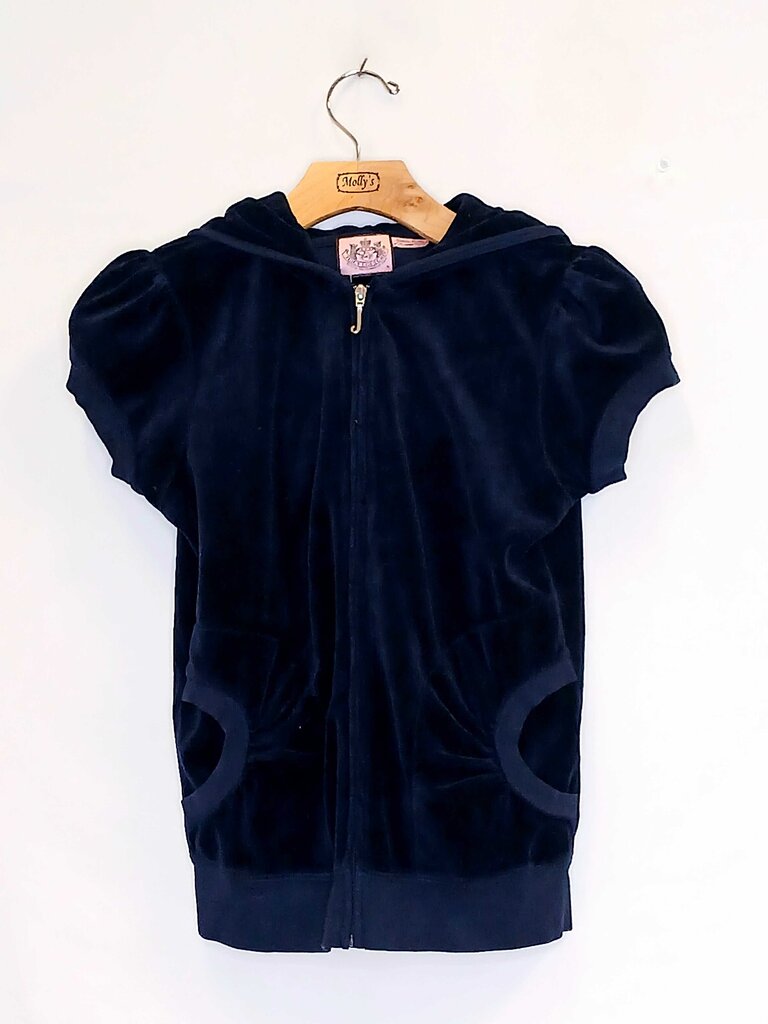 Juicy Couture short Sleeve Cropped Hoodie