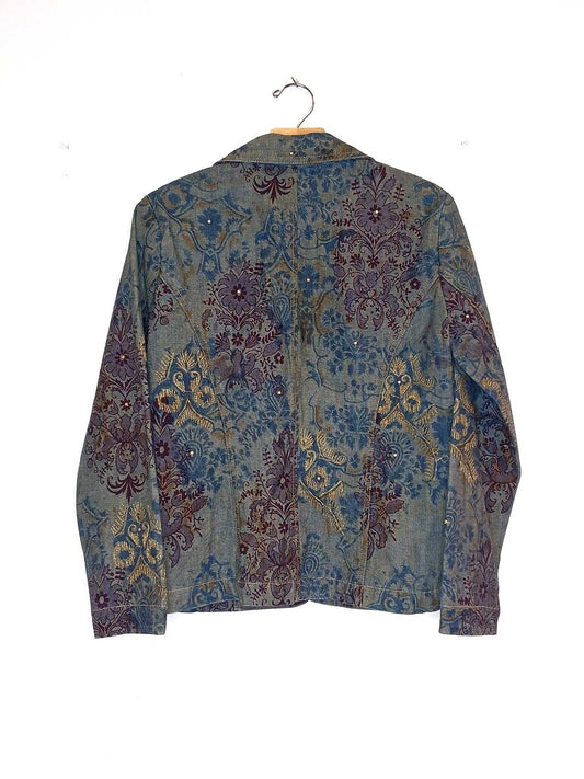 Patterned Jean Jacket