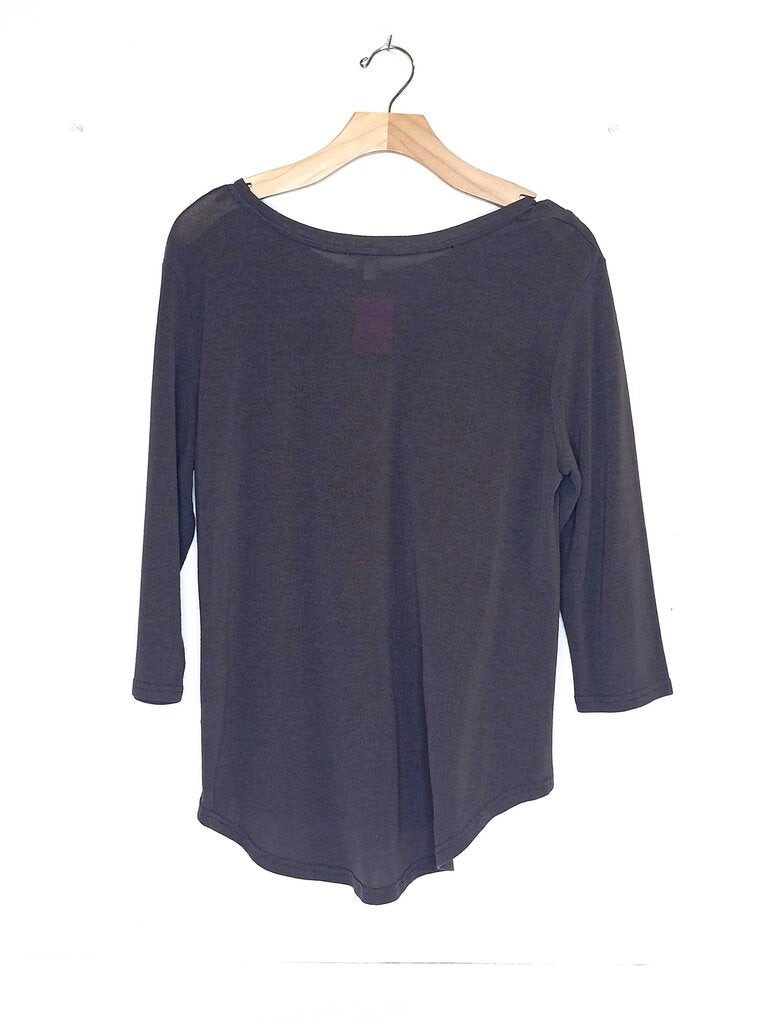 Umgee 3/4 Sleeve Crew Neck Sweater