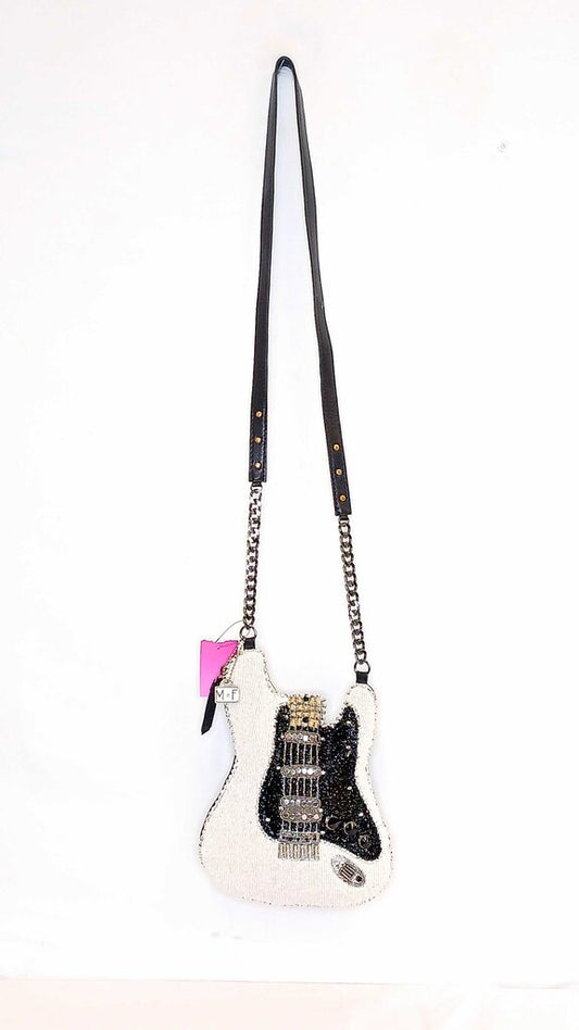 Mary Frances For Yourself Beaded Guitar Crossbody